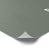 Sage Rooted Christelijk Faith Quote Poster (Hoek)