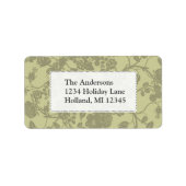 Sage Rozen Retouradres label (Voorkant)