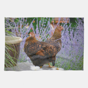Sage russe et serviette de cuisine Hen