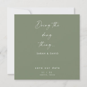 Sage Save the Date: Doe Maar Ding Date