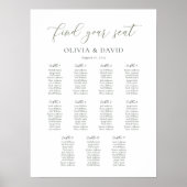 Sage Script 11 tableau Plan de table Trouvez votre (Devant)