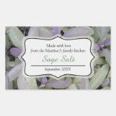 Sage sel ou autres conserves de sauge autocollants (Devant)
