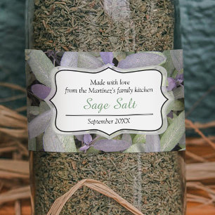 Sage sel ou autres conserves de sauge autocollants