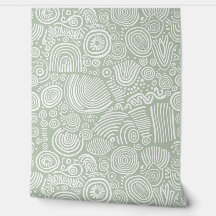 Sage Serenity: grillige doodle