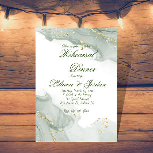 Sage SIMPLE STYLISH Diner de répétition INVITATION