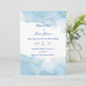 Sage SIMPLE STYLISH MARIAGE INVITATIONS (Debout devant)
