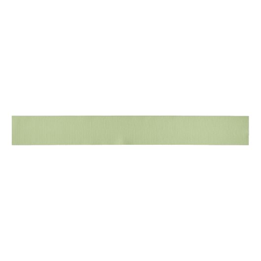 Sage Solid Color Grosgrain Lint (Voorkant)
