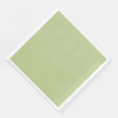 Sage Solid Color past deze aan Servetten (Hoek)