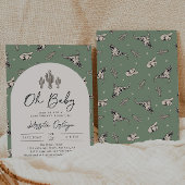 Sage Southwest Baby shower Invitation Kaart