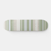 Sage Stripes minimalistisch esthetisch skateboard (Horizontaal)