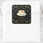  Sage Tea Square Label (Tas)