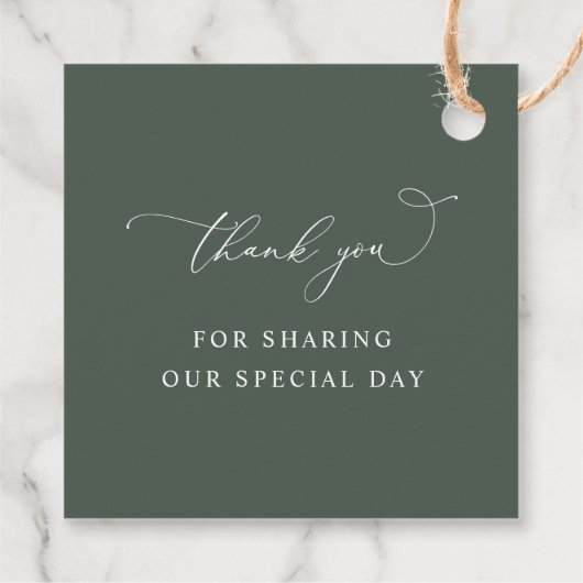 Sage Tuin Cadeau Label Bruiloft Feest Favorieten L (Achterkant)