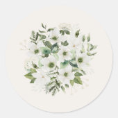 Sage Tuin Sticker Envelop Afdichtingen Bruiloft La (Voorkant)