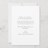 Sage Ultrasound Photo Merci Baby Point de vue (Dos)