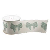 Sage Velvet bogen ontwerp Lint (Spoel)