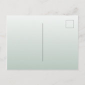 Sage vert or fleuri nuptiale invitation douche (Dos)