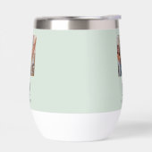 Sage vert photo monogramme nom initiales (Gauche)