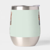 Sage vert photo monogramme nom initiales (Gauche)