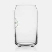 Sage Vert Stylisé Nom Bridesmaid Verre (Gauche)