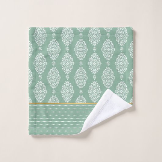 SAGE VERT VINTAGE EUCALYPTUS TOWROOM SET (Gant de toilette)