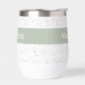 Sage Watercolor Wildflower Floral Custom Name (Links)