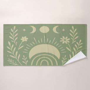 Sagegroene Hemelse Badhanddoek