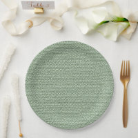 Sagegroene namaak linnen stof Elegant 