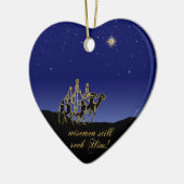 Sages Cherchent Encore Lui Ornement de Noël (Gauche)