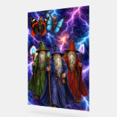 Sages sorciers et elfes papillons, fantasmes orage (Angle)