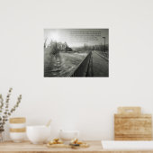 Sagesse citer bridge life motivation Poster (Cuisine)