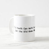 Sagesse d'être vieille Mug (Devant gauche)