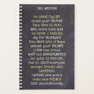 Sagesse du chien - Planificateur inspirant
