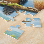 Sagesse du Puzzle de la Chouette des Bois (Côté)