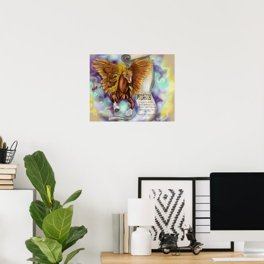 Sagesse d'un Pegasus, affiche (Bureau à domicile)