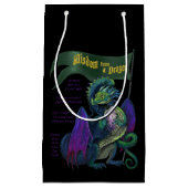 Sagesse d'un petit sac cadeau Dragon (Devant)