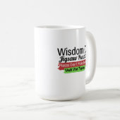 Sagesse d'un puzzle puzzle Mug (Devant droit)