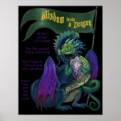 Sagesse d'une affiche de dragon (Devant)