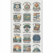 Sagesse errante – Pack de stickers de voyage inspi (Devant)