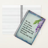 Sagesse - Proverbes 19:8 - Carnet d'étude de la Bi (À l'intérieur)