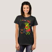 Sagging But Still Gagging Funny Christmas Frog Hol T-shirt (Voorkant volledig)