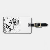Saggitarius Birthday Year Astrological Zodiac Sign Bagagelabel (Voorkant horizontaal)