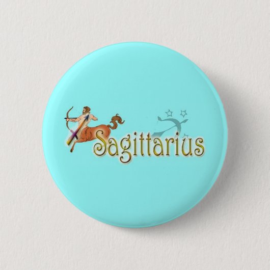 Saggitarius Ronde Button 5,7 Cm (Voorkant)