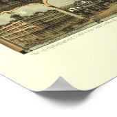 Saginaw, MI Panorama Map - 1867 Poster (Hoek)