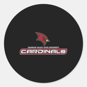 Saginaw Valley staat kardinalen icoon Ronde Sticker