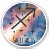 Sagitarius-Sticker Sticker (Voorkant)