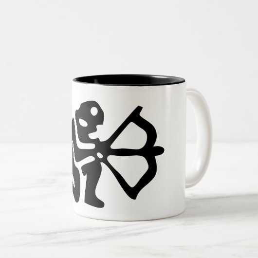 Sagittaire Astrologie Signe Solaire, Mug Zodiaque (Devant droit)