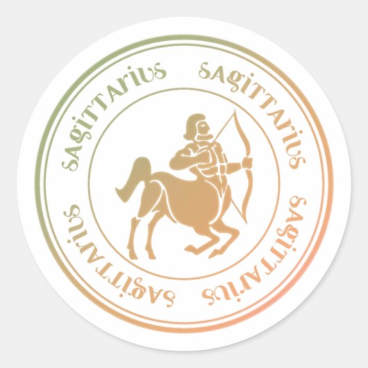 Sagittaire Astrologie Zodiac d1 Stickers (Devant)