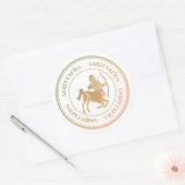 Sagittaire Astrologie Zodiac d1 Stickers (Enveloppe)
