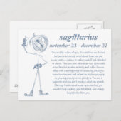 Sagittaire [ - BitchScope - ] Carte postale (Devant / Derrière)
