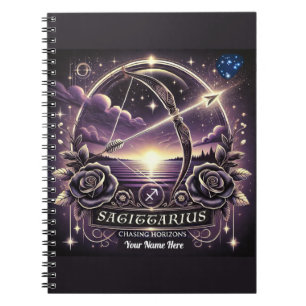 Sagittaire "Chasing Horizons" Carnet Spiral